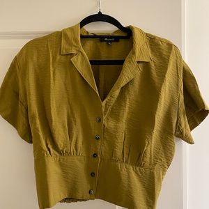 Madewell Drapey Banded Button Down
